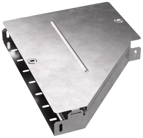 Переходник левый для лотка с крышкой Промрукав Стандарт 400х200х50 фото Переходник левый для лотка с крышкой Промрукав Стандарт 400х200х50 картинка